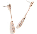 New Style Ear Jewelry Water Drop Earrings Elegant Shiny Diamond Earrings for Women