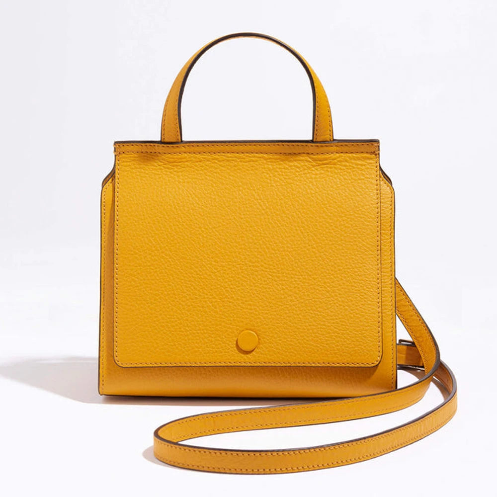 Custom Luxury Lady RFID Polyester Genuine Real Leather Women's Fashion Portable Crossbody Handbags Large Capacity Messenger Bags