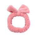 Gmagic Velvet Headband Soft Cosmetic Hair Band Girls Makeup Spa Band With Bow Pure Color Hairband