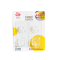 Yiwu Double Side Adhesive Hooks Plastic Seamless 24 Pack Transparent 60mm Heavy Duty Wall Sticker Self-adhesive Hanger Hooks