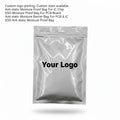 ESD Anti-Static 3-Sided Seal Aluminum Foil Zip Lock Bag Moisture Barrier Sachet Packaging for Industry Heat Seal Zipper Bag