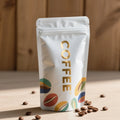 Custom logo Print Stand up Emballage Alimentaire Ziplock Aluminum Foil Packaging Bag for Food Edible Packaging Mylar Coffee Bag