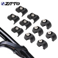 ZTTO Bicycle Brake Housing Buckle Fork Fixing C-shaped Buckle Brake Cable Hose Clamp Cable Guide Frame Fixed Tubing Clips