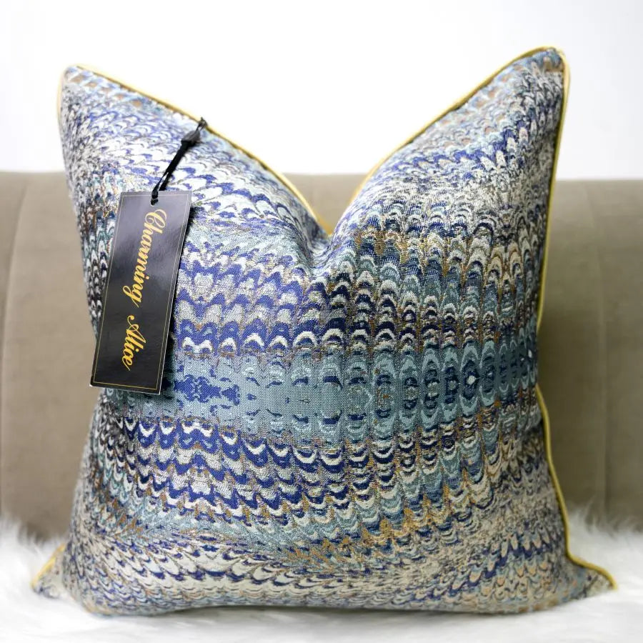 Jacquard Cushion Cover Wholesale Home Made Decorative  Sofa Back  Custom Pillow Cushion  Covers Inners Insert