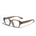 Classic Square Transparent Anti Blue Light Blocking PC Computer Eyeglasses Unisex Oval Style Optical Frame TR90 Glasses