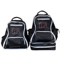 Sparkle Cheer Backpack for Different Age Girls Cheer and Dance Backpack Black Cheerlead Bag With Rhinestones Logo