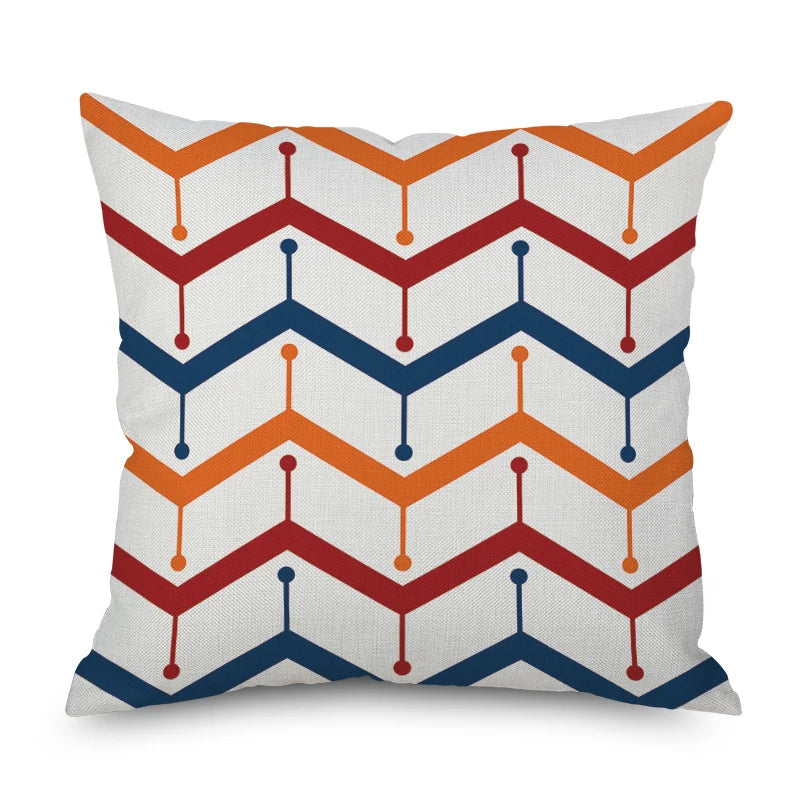 Geometric Pattern Irregular Polyester Cushion Cover Sofa Living Room Pillow Case Home Decoration