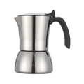 Authentic Italian Cuban Mocha Coffee Maker 304 Stainless Steel Stovetop Espresso Brewer Stocked Eco-Friendly Exquisite Metal