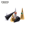 FORTE Quality Circular Cone Ring Stander Glossy High Standard Metal Ring Stand for Jewelry