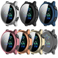 Colorful 2025 Electroplating Full Cover TPU Cover Case for Garmin Active 6 Cases Plated Screen Protector Smart Watch Band