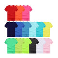 Unisex Men's Quick Dry Sports T-Shirts Custom Sublimation Printing with Logo Wholesale Low Price Solid Pattern Knitted Fabric