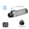 Plastic Water Bottle Filter with Sports Stainless Steel Bottles  Sport Drinking Purify Water Bottle Filter