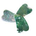 Huiying Natural Jagged square Shape Shape Green Moss Agate Facial Gua Sha Board for Beauty and Personal Care for Female Beauty