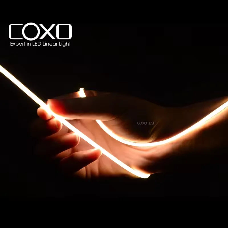 COXO Mini ultra Thin Cob Led Strip 3 Years Warranty Ra90 5mm 4mm 3mm Mini ultra Thin Cob Led Strip