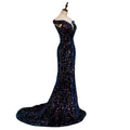 High Quality Off the Shoulder Sequin Pronm Gown Party Women France 2022 Long Evening Dresses Luxurious With Long Train