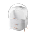 Factory Wholesale Portable Fashionable Foldable Cosmetic Jewelry Storage Box Transparent Drawers Multifunctional Organizing PP