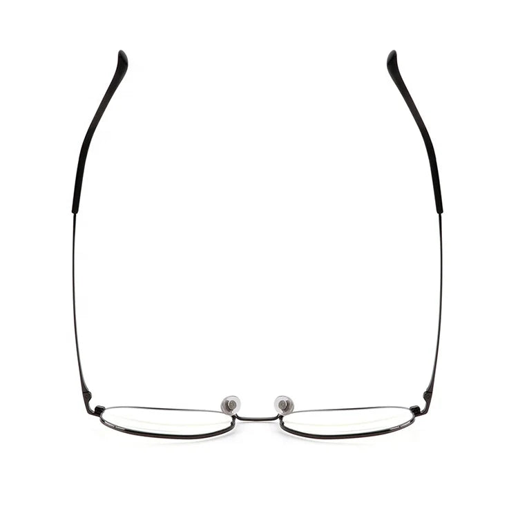 Aochi Modern Design Titanium Alloy Prescription Optical Glasses Diamond Irregular Frame
