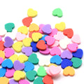 Valentine's Day Themed 3D Rose Flower Love Heart Lips Nail Art Decor Popular Hot Polymer Clay Slice Romantic Cake Artificial
