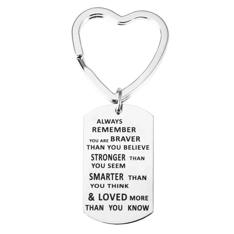 Custom Heart-Shaped Metal Logo Dog Tag Keychain Promotional Gifts with Laser Engraving for Carabiners & Keychains