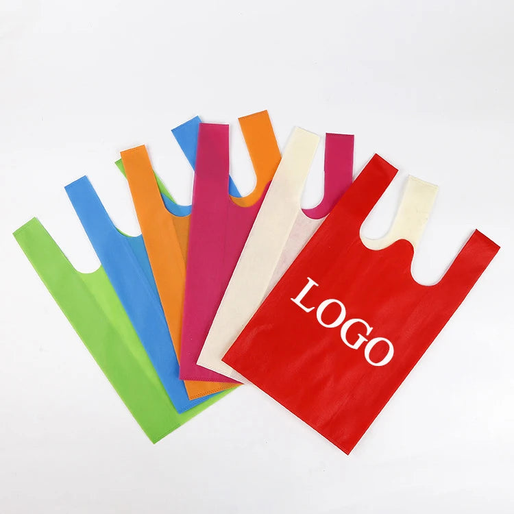 Eco Friendly Non Woven Shopping Bag Biodegradable Reusable Grocery Bag Custom Logo Printed Recyclable Nonwoven Tote Bag