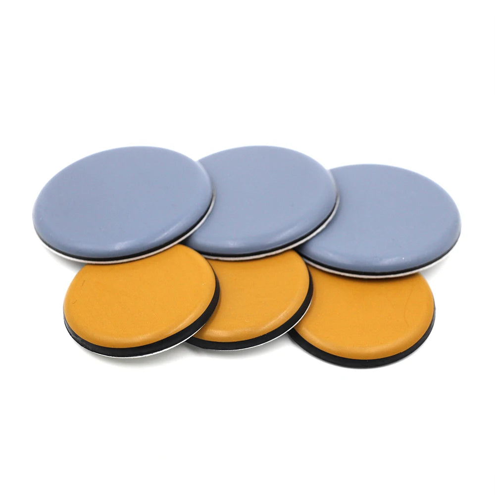 Easy Furniture Glider Sliders Self-Adhesive PTFE Square & Round Plastic Pads for Home & Office Furniture