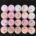 28 Nude Colors 1OZ /30g Nail Acrylic Powder Fast Drying 2 in 1 Gel Pink Brown Nails Extention/Carving/Dipping Acrylic Powder