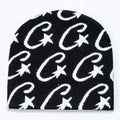 Custom Jacquard Knit Winter Beanie Streetwear Skull Cap with Logo Letter Pattern Cuffless Design and Personalized Style
