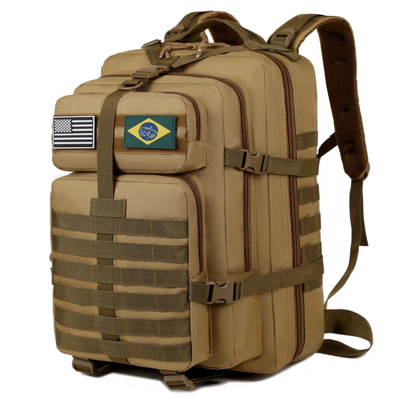 Wholesale Custom Gym Hiking Back Pack Backpacks Rucksack Hunting Mochilas Taticas  Molle Tactical Backpack Bags for Men