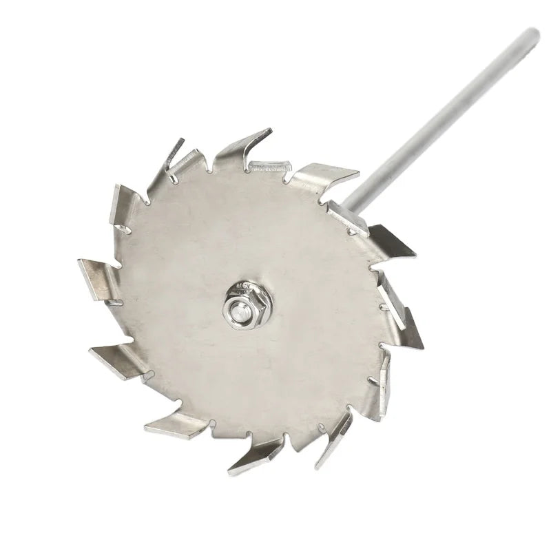 SUS 304 Stainless Steel Plate Stir Dispersion Blade Agitator Disk With Rod Mixer Machine for Lab Test
