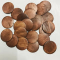 Round Unfinished Wood Cutout Circles Chips for Arts & Crafts Projects Board Game Pieces Ornaments Blank Wooden Disc