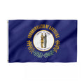 Promotional Product 48h Delivery 3x5ft 100%Polyester Any Logo Screen Printing Used in School Custom Kentucky Flag