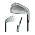 Mens Right Handed Forged Iron Golf Clubs 4-9PW Silver Set with Steel Shafts Rubber Grip 35-39 Inch