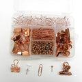 Office Pin Set  Map Tacks  Round Head Map Push Pins Paper Clip Dovetail Clip