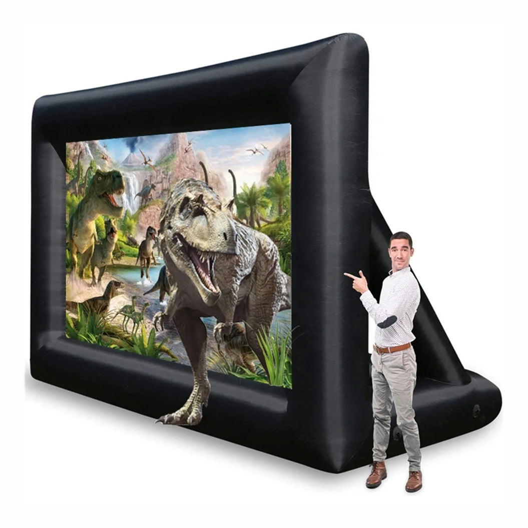 Multifunctional 16:9 Full Size Naisi Inflatable Projector Screen with Oxford Cloth Water Repellent Easy Setup