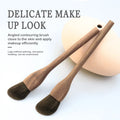 Factory Custom Logo Professional Solid Wood Handle Makeup Brush Set Eco-friendly Cosmetic Brushes Beauty Tools