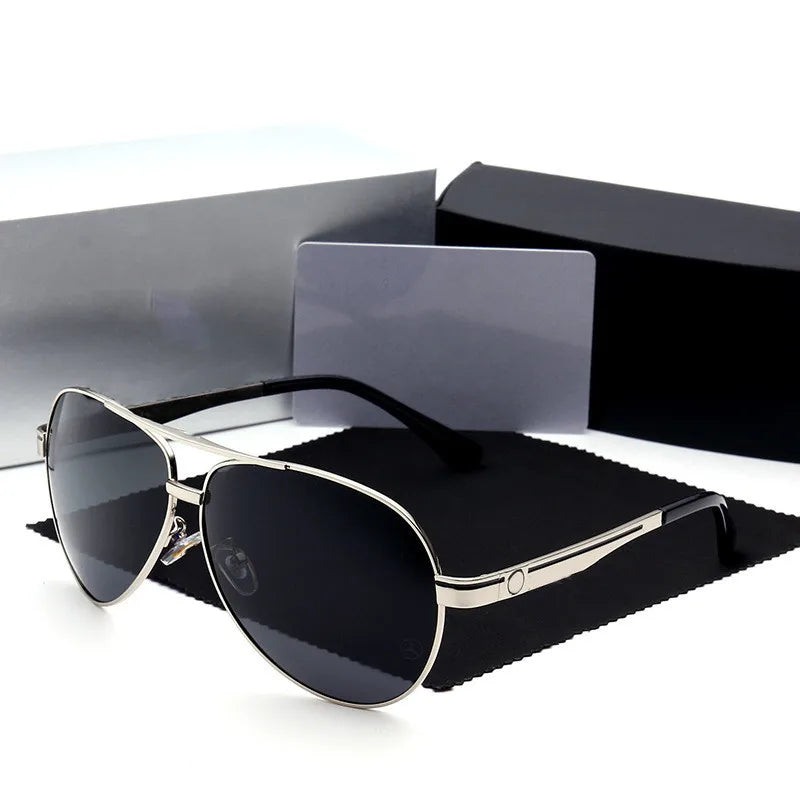 Fashion Luxury  Custom Sunglasses Designer Famous Brands Shades Male Mens Polarized Sunglasses for Men