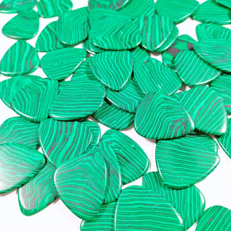 Hongzhuo Guitar Accessories Custom Logo Plectrum Malachite Guitar Accessories Picks