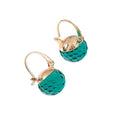 Girlfriend Gift Jewelry Premium Gold Plated Earrings Statement Multicolor Spherical Crystal Earrings for Women Girls