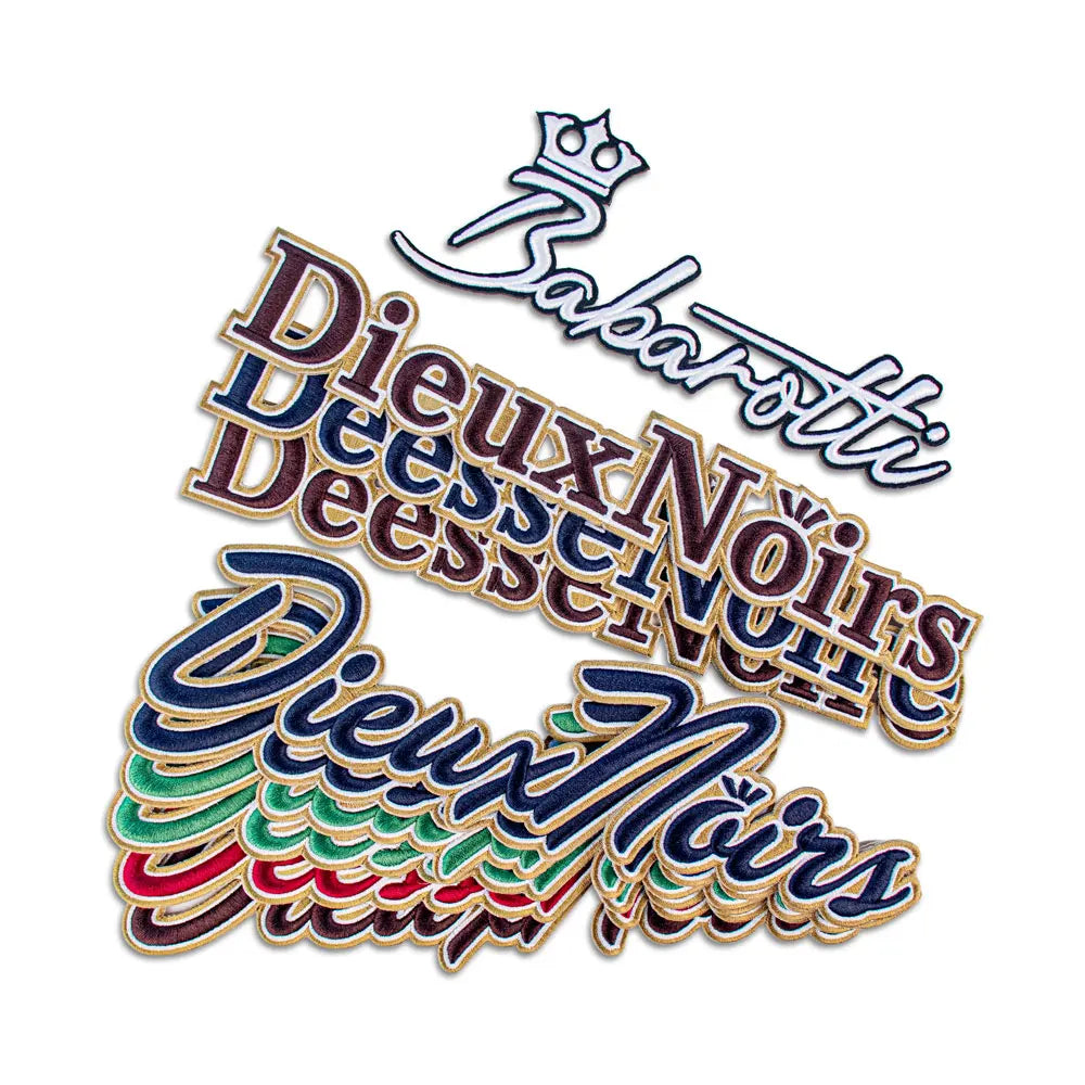 No Minimum Order  Embroidered Patches for Baseball Caps/Uniforms Garment Accessories Patch