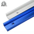 30mm Miter Anodized Aluminum T-Track Rail - Precision Woodworking T-Slot Profile for Custom Workbench and Saw Jigs MegaBDM