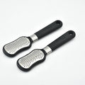 Stainless Steel Fashion Long Handle Foot File Double Sided Callus Remover Professional Feet Rasp Scrubber