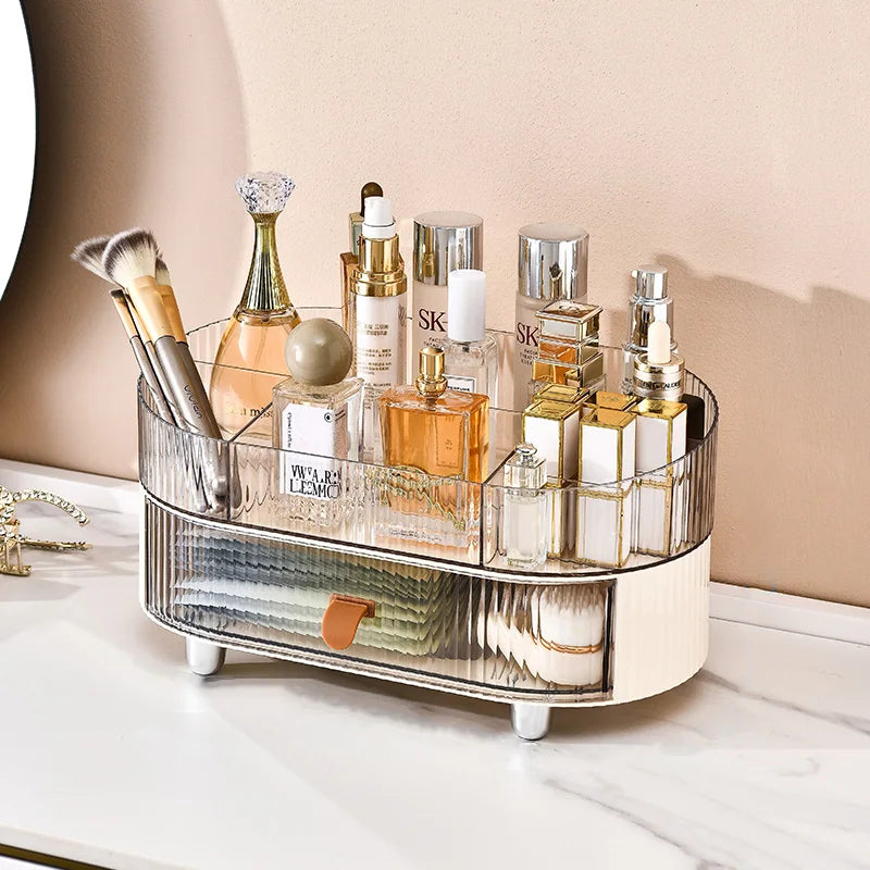 Stackable Wholesale Makeup Organizer With Drawers Cosmetics Storage Container