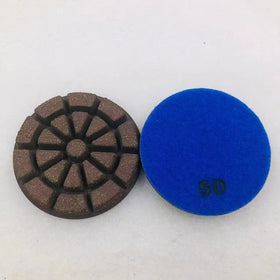 Factory Hot Sell 100mm 50-3000 Grits Dry Wet Diamond Polishing Pads for Granite Marble Stone and Concrete
