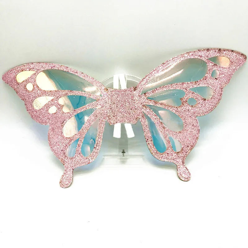 Hand-made Kid's Cloth  Butterfly Wings for Party Cosplay