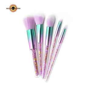 Beatifufu 5 Set Make up Brushes Makeup Powder Brush Foundation Brush Travel Kits for Women Blushbrush