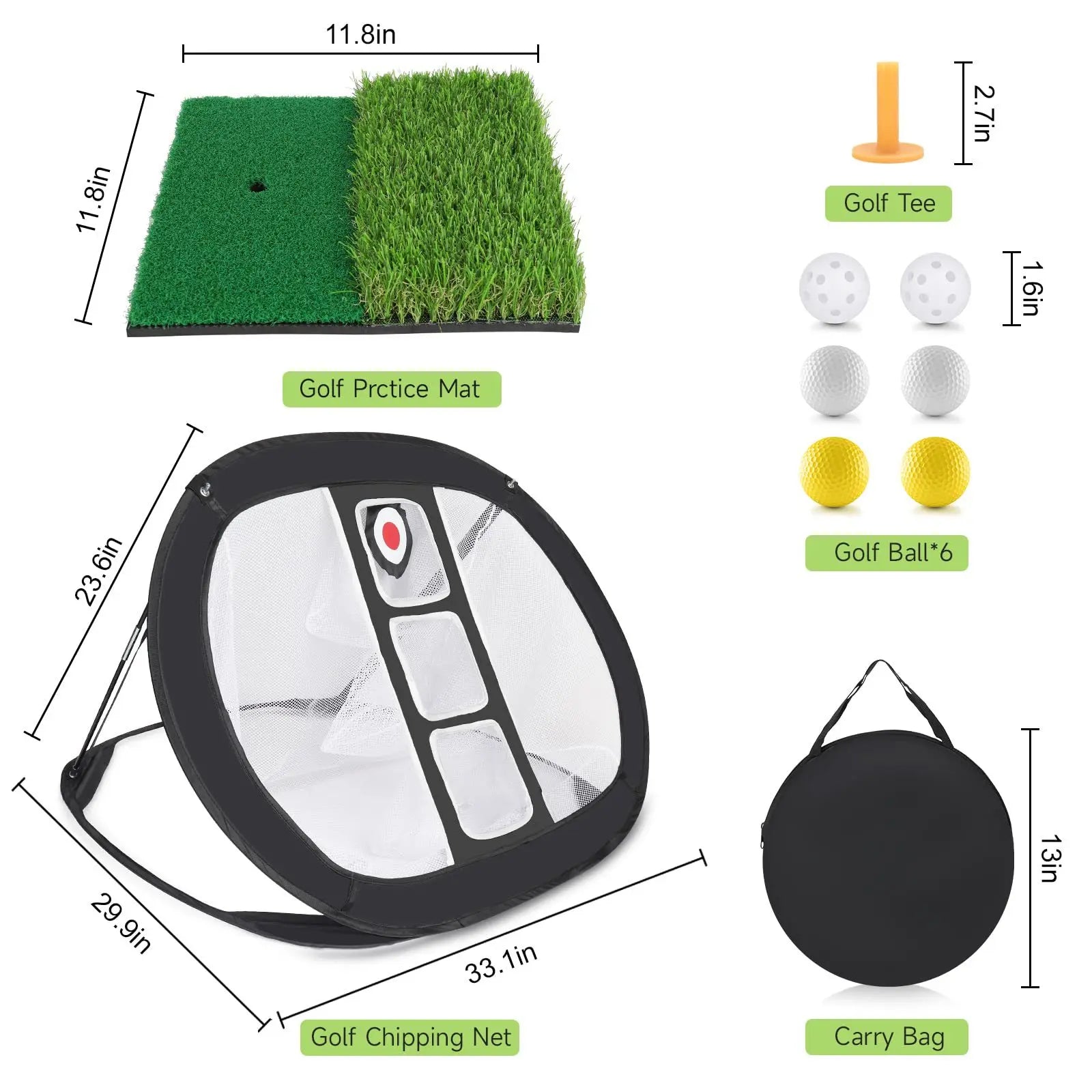 Direct Sales Outdoor Golf Swing Training Accessory Custom Logo Cutting Bar Practice Target Strike Cage Golf Training