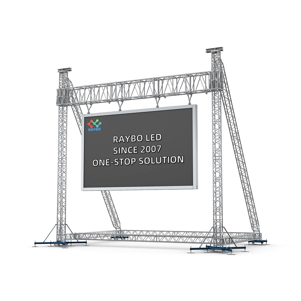 RAYBO Outdoor Large LED Display Screen Full Color 500*1000 SMD P3.91 P4.81 for Concerts & Church