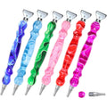 Thread 1/6 Metal Drill Pen Tips Resin Point Drill Pen 5d Diamond Painting Kit Diy Canvas Art Embroidery Tool Pen