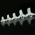 10pcs Fishing Treble Hook Durable Covers Protection Case Plastic Protector White Hook Tackle Accessories