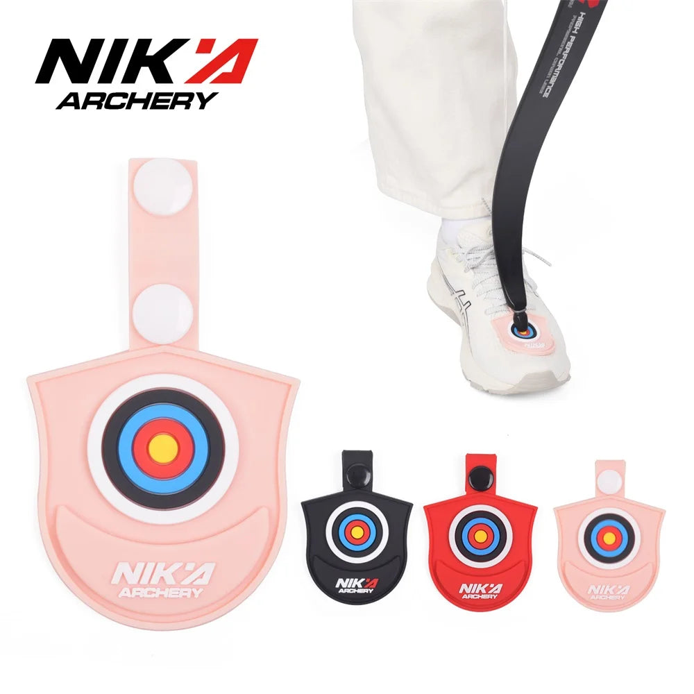 Nika Archery Limbs Tail Protector Recurve Bow Limb Tip Protector Rubber Pad for Shoe Top